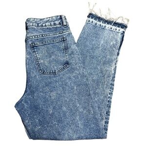 ASOS acid wash crop jeans size 26